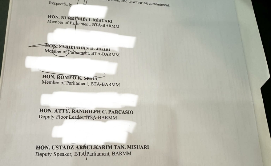 A MESSAGE OF THANKS FROM THE SULU - ISAL - TEACHERS